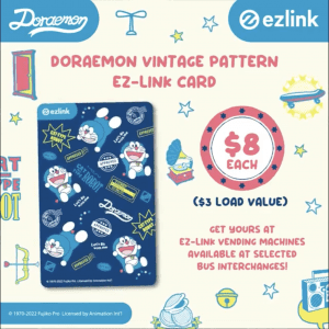 Doraemon Vintage Pattern EZ-Link