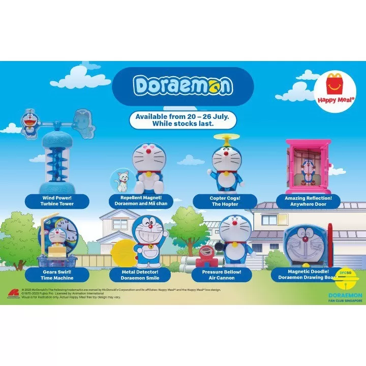 Read more about the article McDonald’s Singapore Surprises Customers with Limited-Time Doraemon Happy Meal Toys