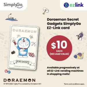 Read more about the article Introducing the Doraemon Secret Gadgets SimplyGo EZ-Link Card by EZ-Link