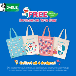 Read more about the article Darlie Launches Exclusive Doraemon Tote Bag Collection: A Fun and Functional Collab for Fans of All Ages